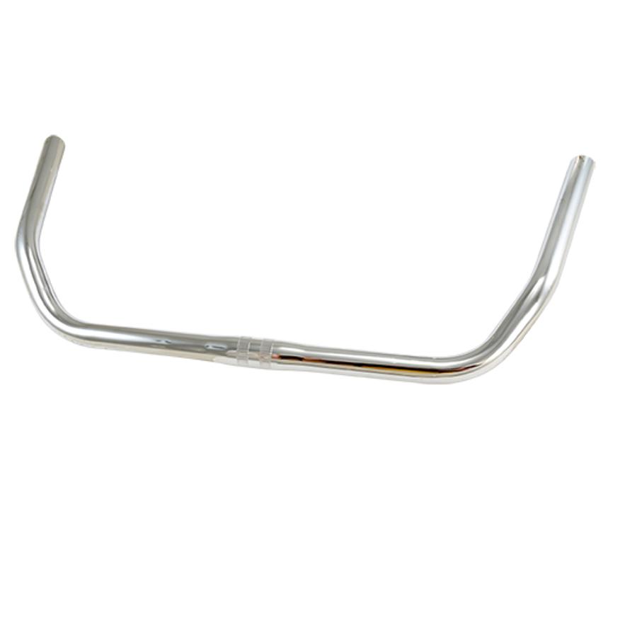 Cintre vélo city acier d25.4 chrome Ergotec l570mm haut.152mm 72° 750gr