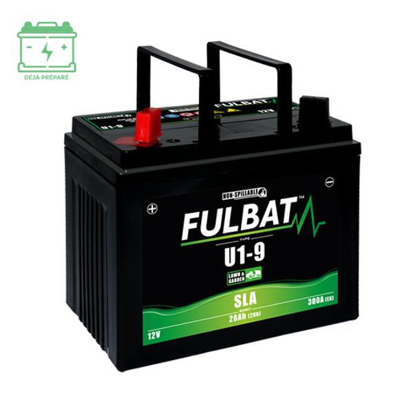 Batterie Fulbat U1-9 Ca/Ca 12V 28Ah - Puissante Et Sans Entretien Pour Tondeuse à Gazon Et Motoculture