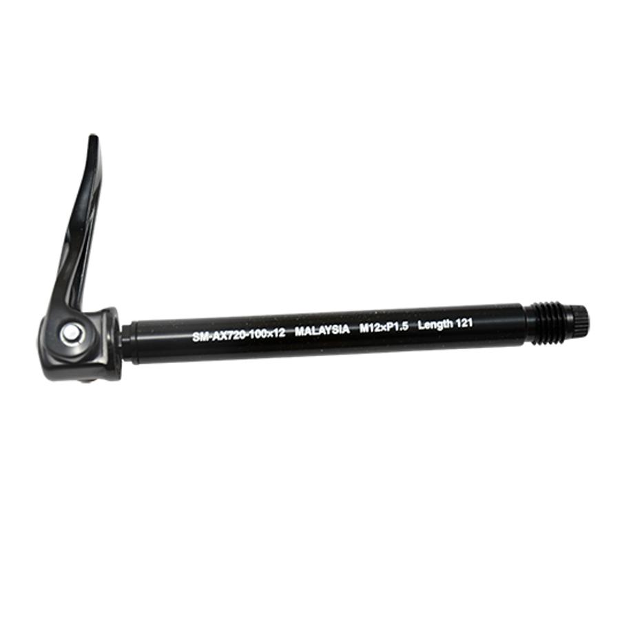BLOCAGE ROUTE AXE TRAVERSANT SHIMANO 12MM ENTRAXE DE 100MM NOIR