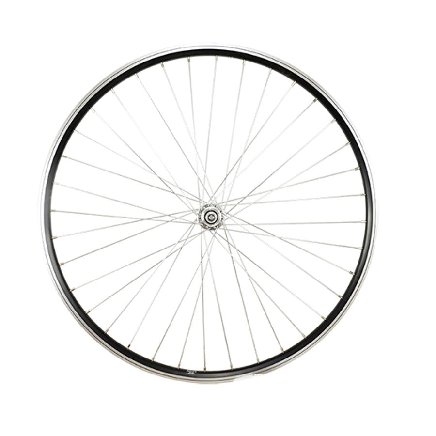 Roue Fixie 700 Arrière, Jante Orange Mach1 430, Moyeu Flip/flop Noir