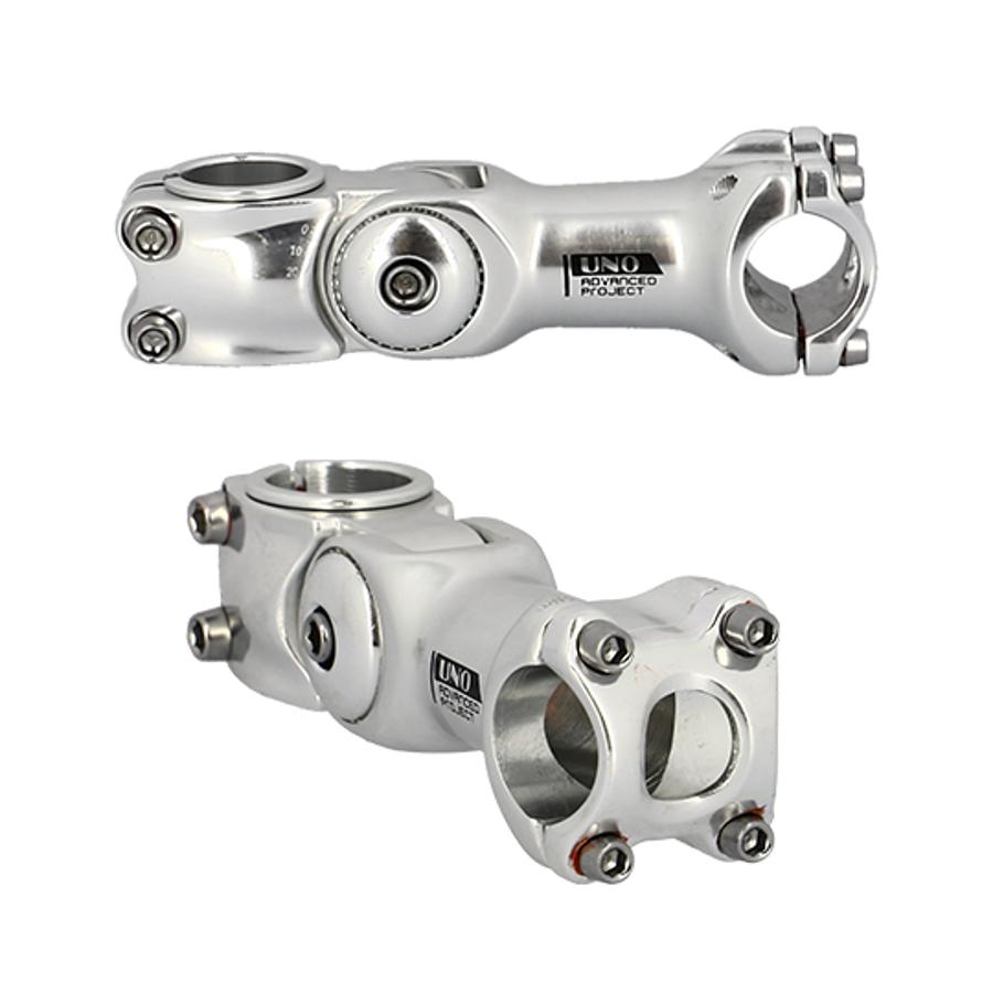 Composant Vélo Cintre 25.4 Potence Route/ Fixie Plongeur D22 2 L60 Uno Argent 479629 Composant Vélo Cintre 25.4 Potence Route/ Fixie Plongeur D22 2 L60 Uno Argent 479629
