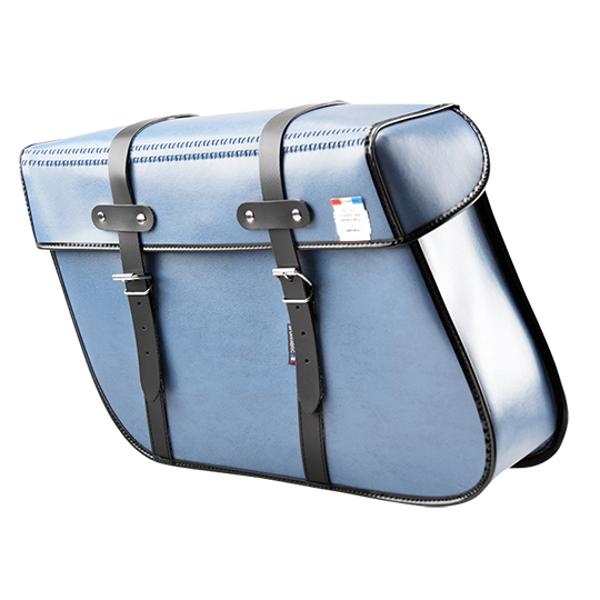 SACOCHE VELO PORTE BAGAGE SPORFABRIC S202 COURROIE BLEU (PR) - 360X280X110MM