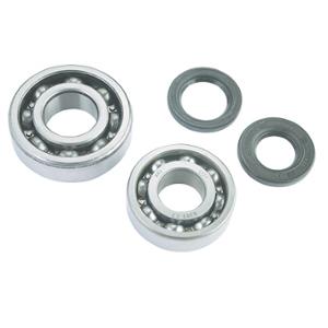 CRANKSHAFT BEARING + OIL SEALS -MOPED- FOR PEUGEOT 103 - 6203 C3 & 6204 C3 STEEL CAGE