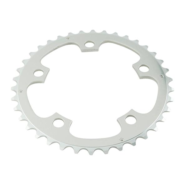 PLATEAU ROUTE DIAM 110 EXTER 42DTS ARGENT ZEPHYR 8 / 9 / 10V.(COMP.SHIMANO) TA 5 BRANCHES