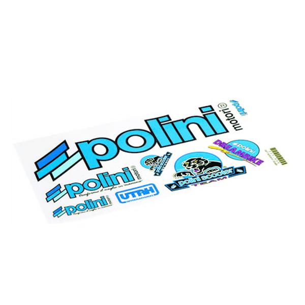 AUTOCOLLANT MARQUE POLINI (PLANCHE 30X17CM)