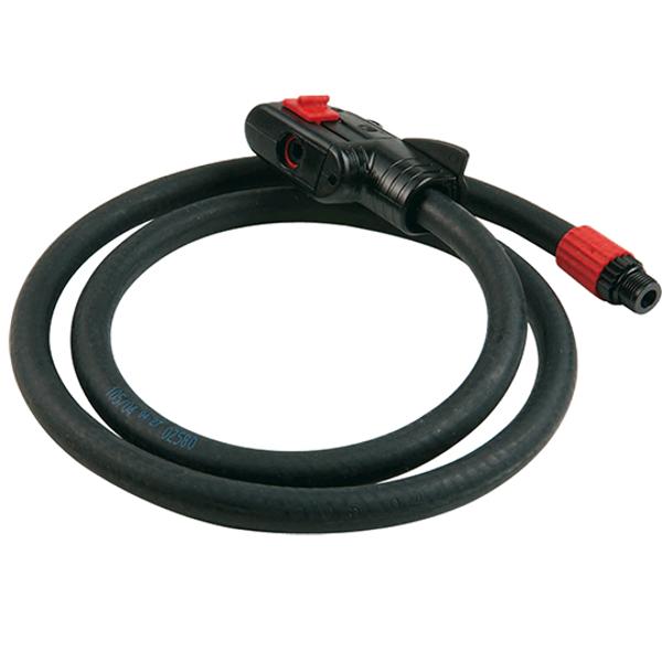 Raccord De Pompe à Vélo Zefal Z-Twin - Double Tête Presta/Schrader - Longueur 1100 Mm - Tuyau Caoutchouc Armé