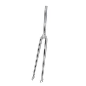 FOURCHE ROUTE 700 CHROMEE DROITE 1" FILETE AVEC OEILLETS (ETRIER TRADI HAUTEUR 60 MM)