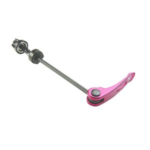 QUICK RELEASE SADDLE POST STEEL LEVER ALU RED FRONT