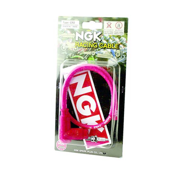 ANTIPARASITE NGK RACING CR2 COUDE POUR BOUGIE SANS OLIVE (LIVRE AVEC FIL)