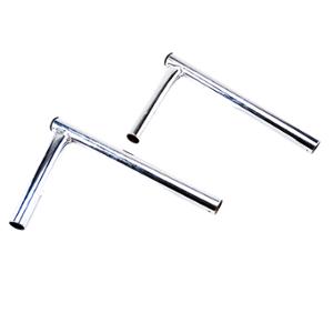 HANDLEBAR MOPED  FOR 103 MVL/VOGUE/CHRONO LENGTH 20cm 90° ANGLE  CHROME (PAIR)