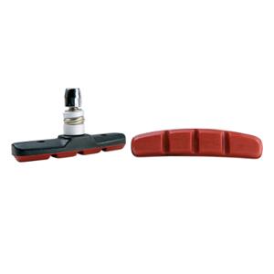 PORTE PATIN VTT OPTIMIZ A VIS V-BRAKE SYMETRIQUE 70MM NOIR / ROUGE (PR)