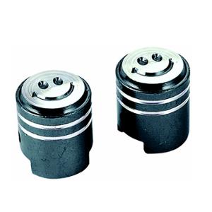 VALVE CAP TUN'R PISTON BLACK (X2)