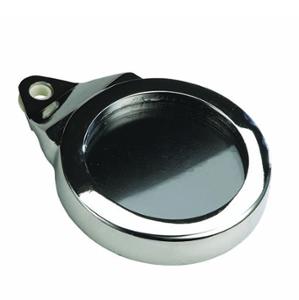 SUPPORT / PORTE VIGNETTE ASSURANCE TUN'R ALU CHROME (ROND)