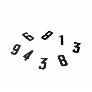 NUMERO PROPLAQUES / PPI 45MM 7 NOIR (X50)