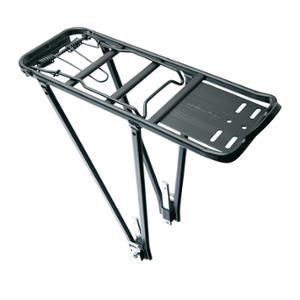 LUGGAGE RACK -REAR- 26 A 28 BLACK ALUMINIUM 25kg     (SPRING CLIP)