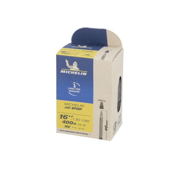 CHAMBRE A AIR VELO 16" X 1.30-1.80 (400A X 33-46) VP MICHELIN AIRSTOP H3