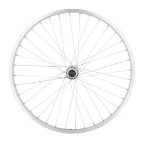 ROUE VTT 24" AR BLOCAGE JANTE ARGENT MACH1 M110.  MOY.MICHE MAGNUM A VISSER V-BRAKE 5 / 6 / 7V