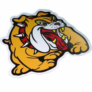 STICKER ANIMAL BULLDOG (10X10.5CM)