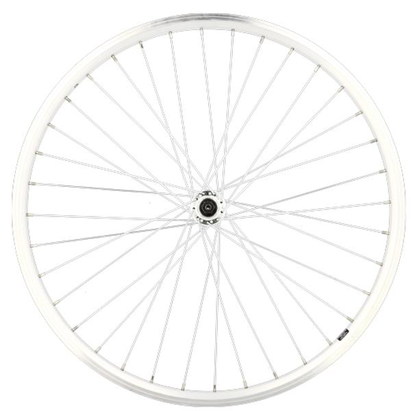 ROUE VTT 26" AV BLOCAGE JANTE ARGENT MACH1 ER10 MOY.MICHE MAGNUM V-BRAKE 36T