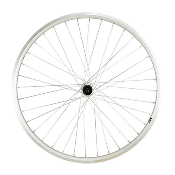 ROUE VTT 26" AR BLOCAGE K7 JANTE ARGENT MACH1 ER10 MOY.SHIM TX500 V-BRAKE 8 / 9 / 10V