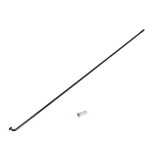 SPOKE 2mm INOX BLACK L254 WITH NUT(X1) MACH1