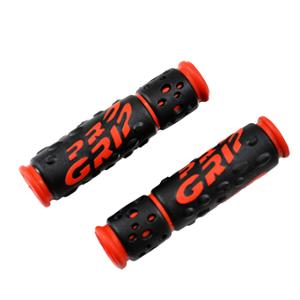 GRIPS -BICYCLE- PROGRIP 953 BLACK/RED - OPEN END 124mm