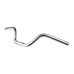 HANDLEBAR BICYCLE CITY RAISED STEEL Ø25.4 CHROME L550mm HEIGHT100mm 460GR