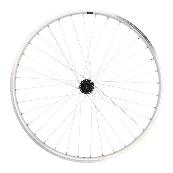 ROUE VTT 26" AR BLOCAGE K7 JANTE ARGENT MACH1 M670 MOY.SHIM QC300 V-BRAKE / DISQUE 8 / 9 / 10V