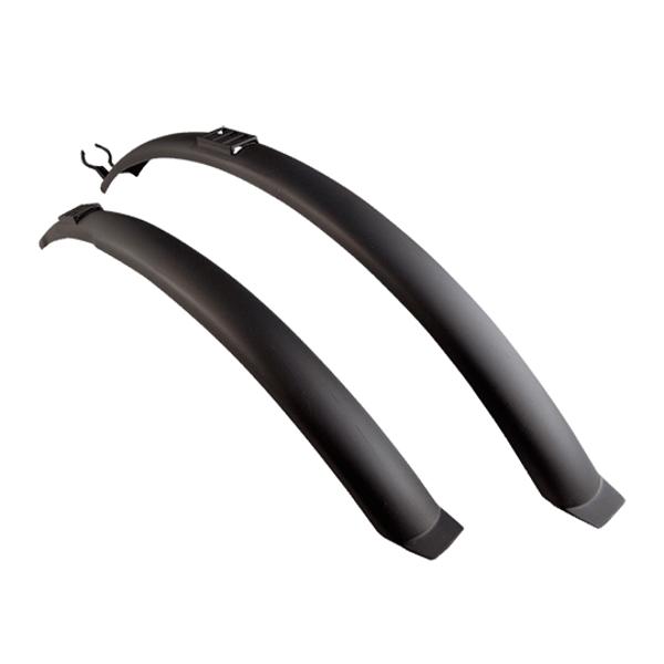 "GUARDABARROS TREKKING 28"""" POLISPORT FLORIDA CLIPS V-BRAKE NEGRO (PR)"