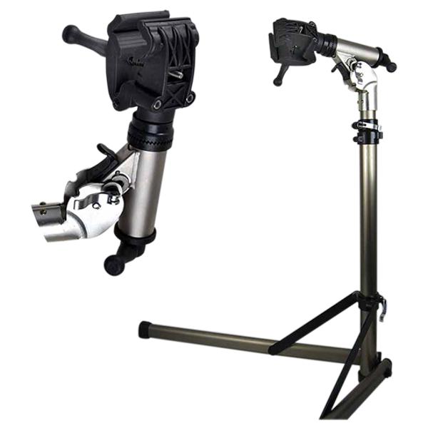 PIED D'ATELIER VELO OPTIMIZ MONTAGE PLIABLE MULTI REGLAGE ALU