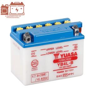 BATTERY YB4L-B YUASA 12V4Ah YUMICRON L: 120 W: 70 H: 92 - WITHOUT ACID