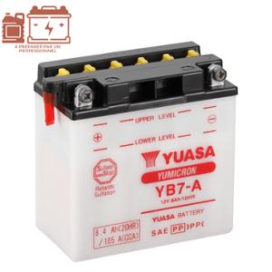 BATTERIE YB7-A YUASA 12V8AH YUMICRON LG136 L75 H133 (SANS ACIDE)