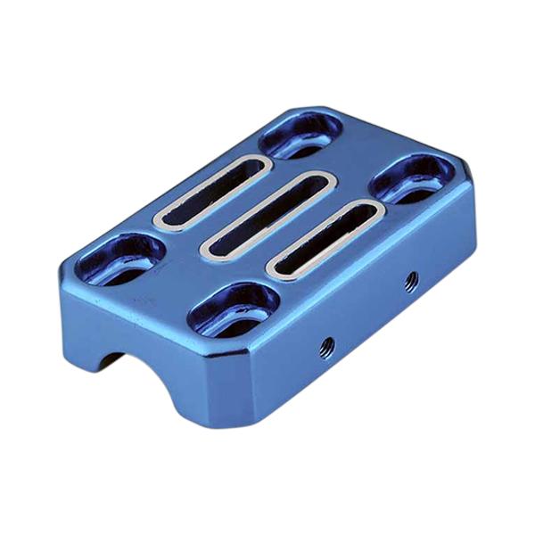 ABRAZADERA DE MANILLAR MECABOITE TUN'R UNIVERSAL ALUMINIO AZUL