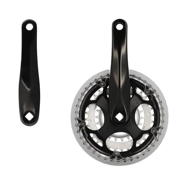 CHAINSET MTB TRIPLE 42 32 22 TEETH L 170 ALU LASCO 7 8 GEARS