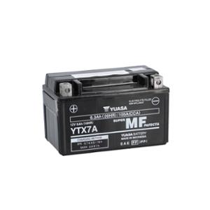 BATTERIE YTX7A YUASA 12V6AH SANS ENTRETIEN - AGM ACTIVE USINE