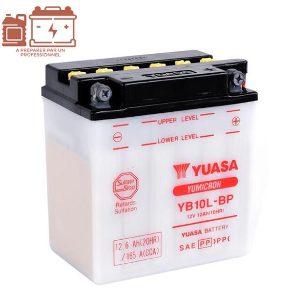 BATTERY YB10L-BP YUASA 12V12Ah YUMICRON L: 135 W: 90 H: 145 - WITHOUT ACID