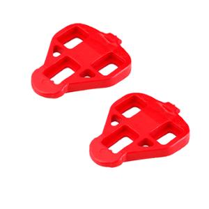 PEDAL CLEAT ROAD MICHE RED WITH SCREWS (PAIR)