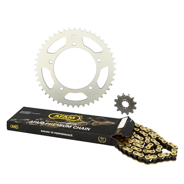 CHAIN KIT AFAM FOR APRILIA RS50 99->03  420  12X47