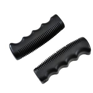 GRIPS BICYCLE RUBBER ADULT BLACK (PAIR)