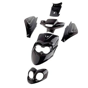 BODY KIT -SCOOTER- TUN'R FOR BOOSTER NG PAINTED BLACK - 6 PARTS