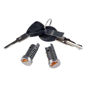 IGNITION SWITCH &  KEYS SCOOTER TEKNIX FOR TYPHOON (2 BARRELS + 2 KEYS SMALL Ø)