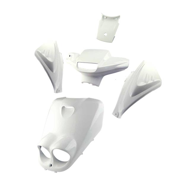 Kit Carénage Scooter Pour Peugeot Trekker - 7 Pièces Noir, Garde-Boue, Coques, Tablier, Caches Latéraux