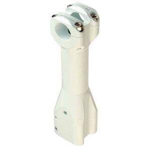 POTENCE SCOOTER DOPPLER ADAPT. NITRO / AEROX / MACH G / JOG R / OVETTO / NEOS BLANCHE (D.22MM)
