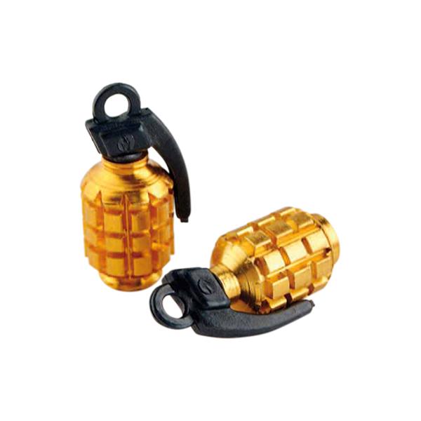 CAPUCHON / BOUCHON VALVE TUN'R GRENADE OR (X2)