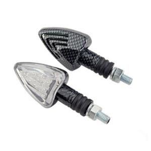 CLIGNOTANT TUN'R TRIANGLE F.COURTE 13 LEDS CARBONE / TRANSPARENT (PR) HOMOLOGUE CE