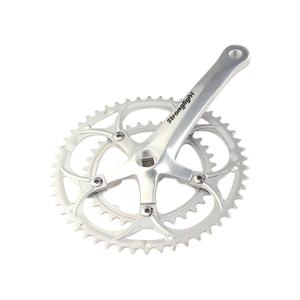 PEDALIER ROUTE COMPACT 50-34D L170 STRONG IMPACT ALU "E" 9 / 10V (PLATEAUX ACIER)