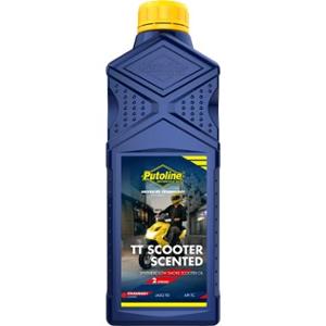 HUILE MOTEUR 2T PUTOLINE TT SCOOTER SYNTHETIQUE SENTEUR FRAISE (1L)