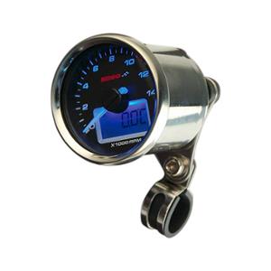 COMPTE TOURS KOSO AIGUILLE (O-16000 TOURS) + INDICATEUR DE TEMPERATURE