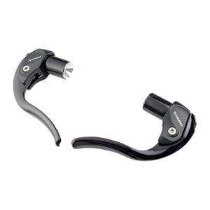 LEVER -BRAKE- BICYCLE CLM/TRIATHLON AERO ALUBLACK (PAIR)