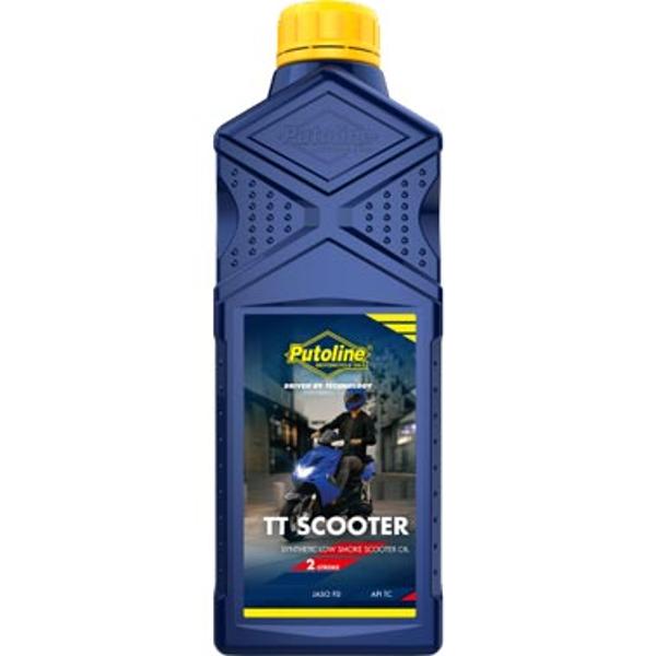 HUILE MOTEUR 2T PUTOLINE TT SCOOTER SYNTHETIQUE (1L)